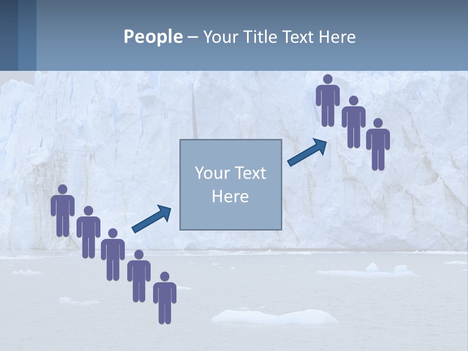 A Large Iceberg In The Middle Of A Body Of Water PowerPoint Template