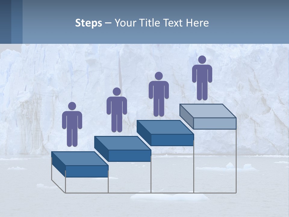 A Large Iceberg In The Middle Of A Body Of Water PowerPoint Template