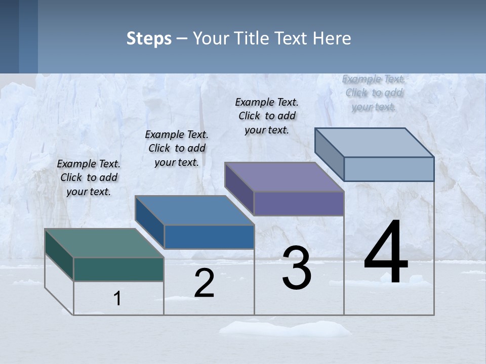 A Large Iceberg In The Middle Of A Body Of Water PowerPoint Template