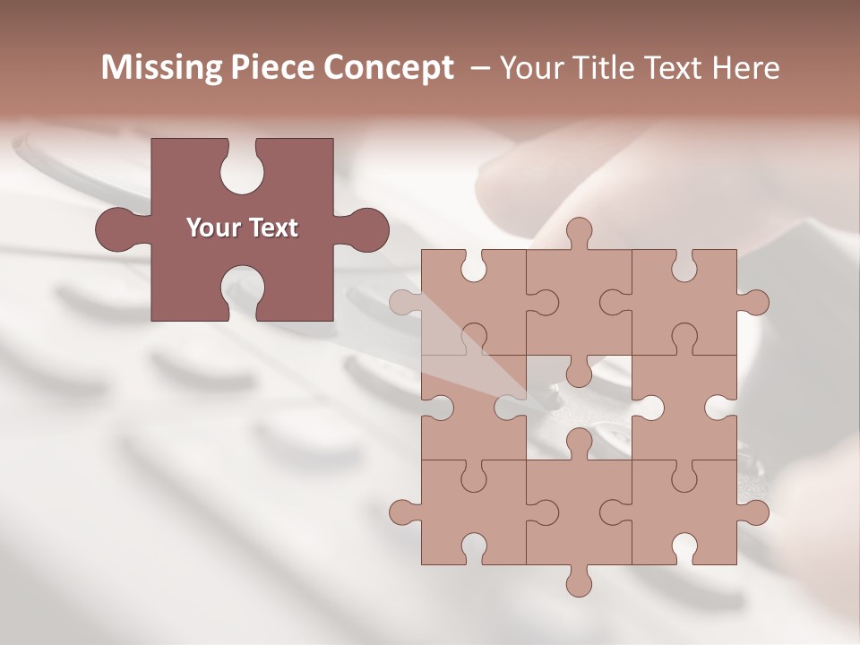 A Person Pressing A Button On A Telephone PowerPoint Template