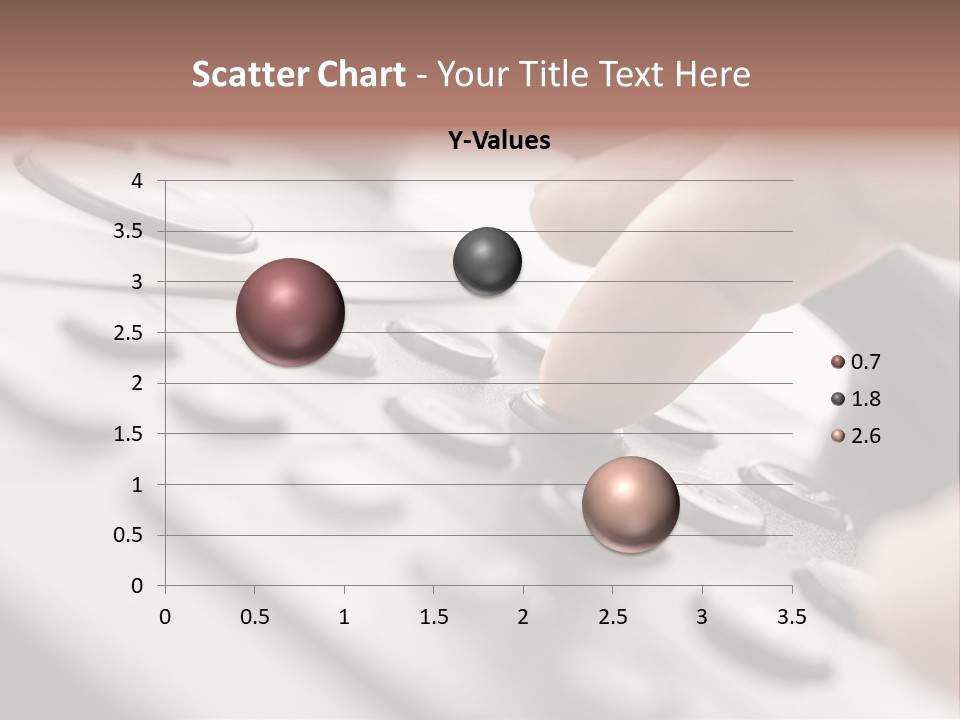 A Person Pressing A Button On A Telephone PowerPoint Template