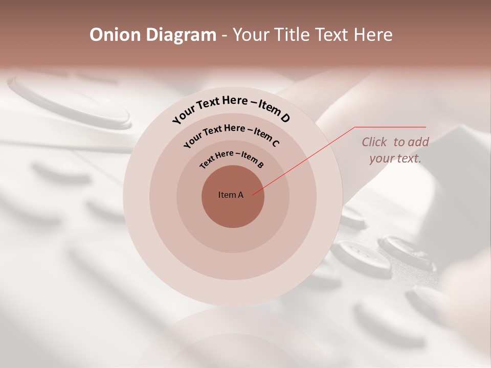 A Person Pressing A Button On A Telephone PowerPoint Template