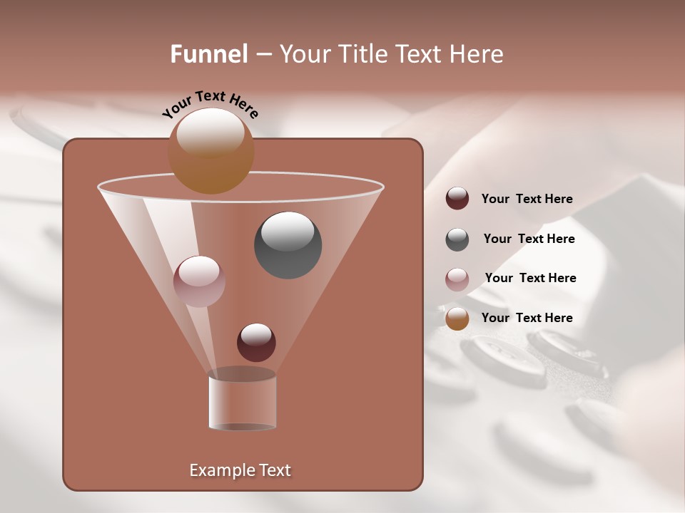A Person Pressing A Button On A Telephone PowerPoint Template