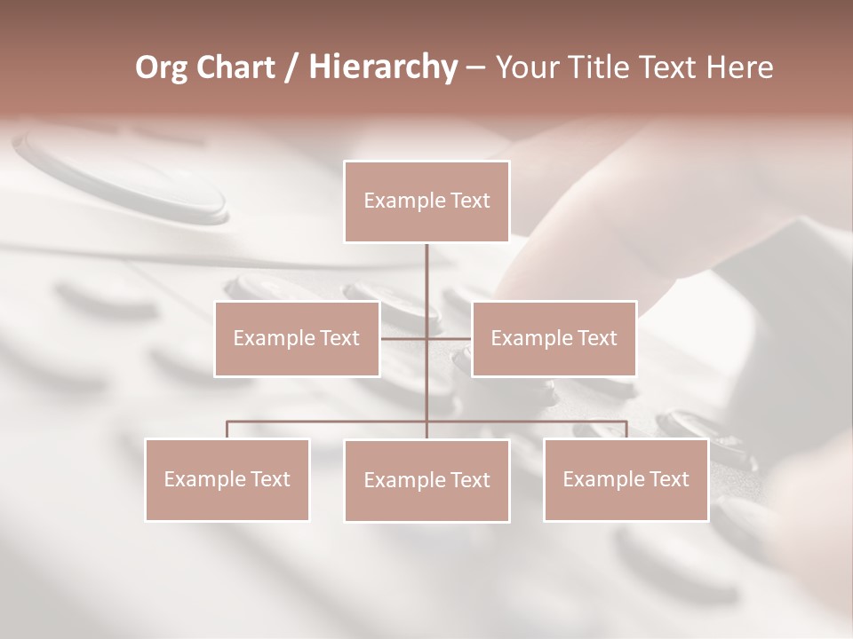 A Person Pressing A Button On A Telephone PowerPoint Template