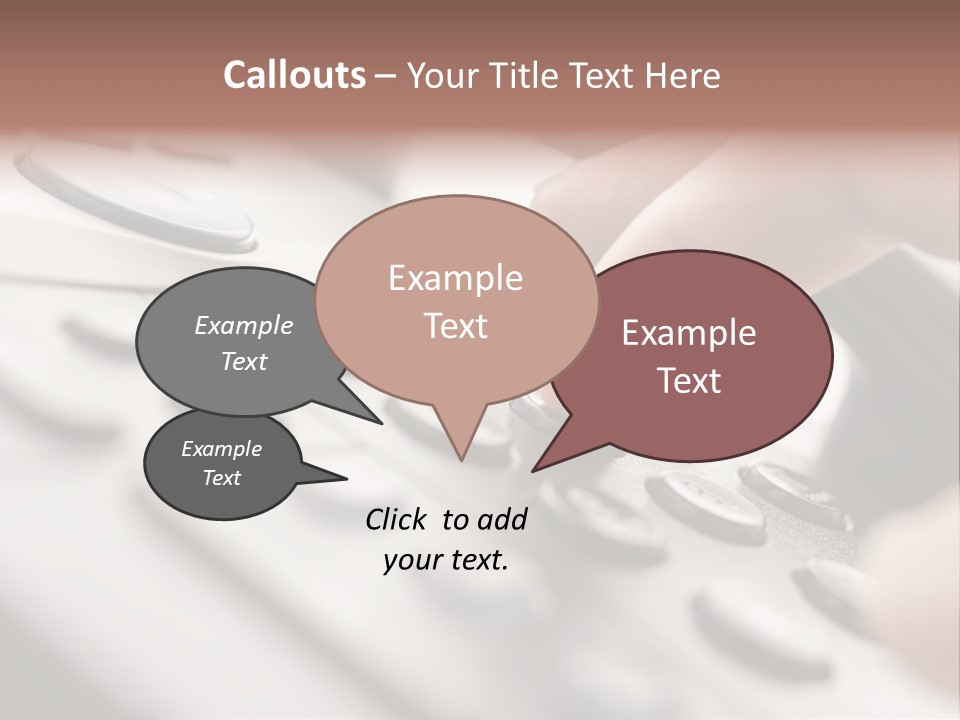 A Person Pressing A Button On A Telephone PowerPoint Template