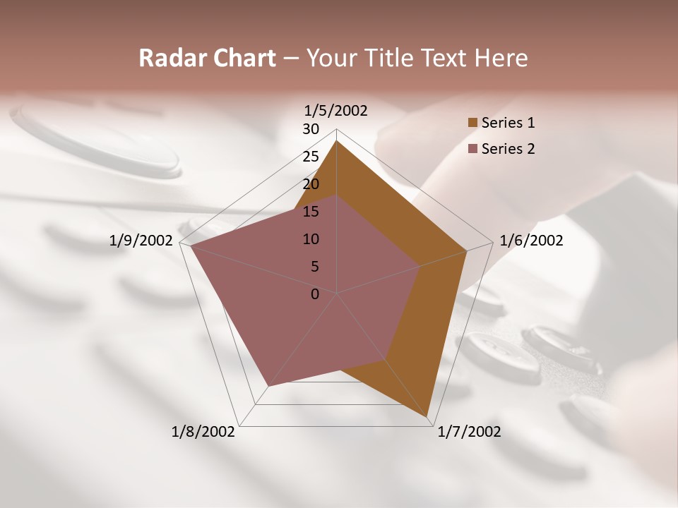 A Person Pressing A Button On A Telephone PowerPoint Template