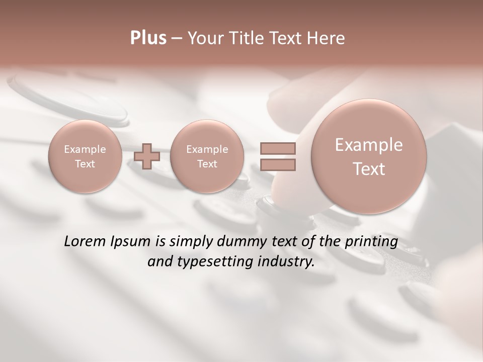 A Person Pressing A Button On A Telephone PowerPoint Template