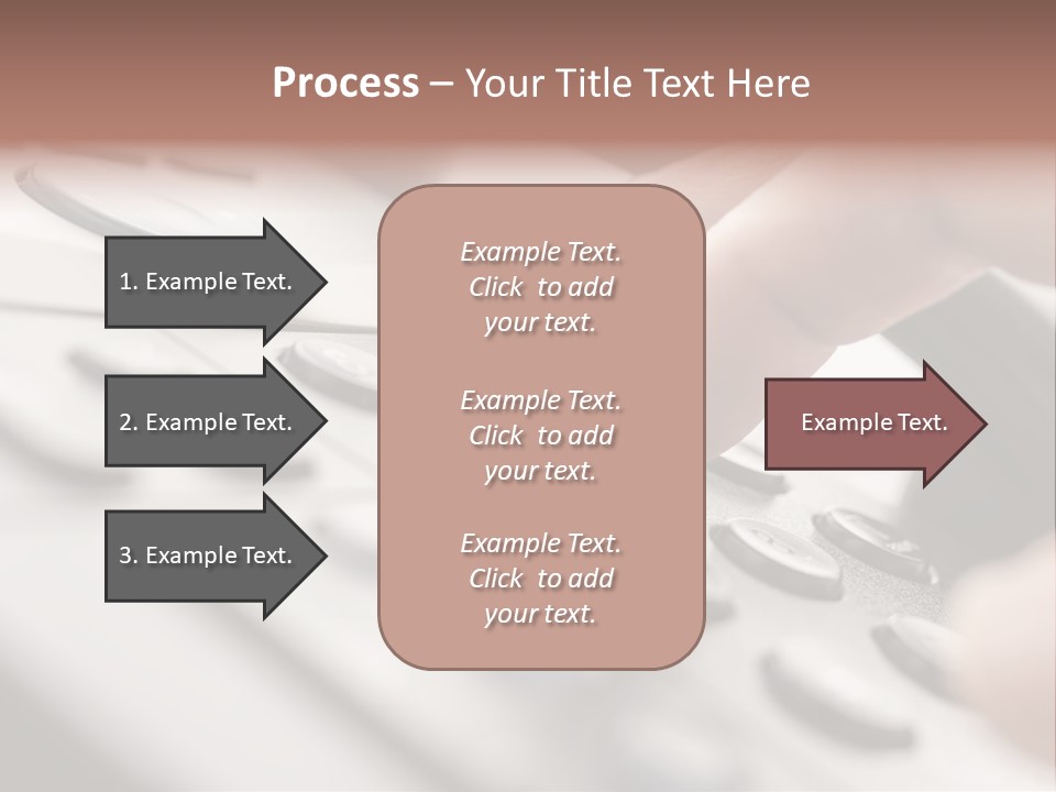 A Person Pressing A Button On A Telephone PowerPoint Template