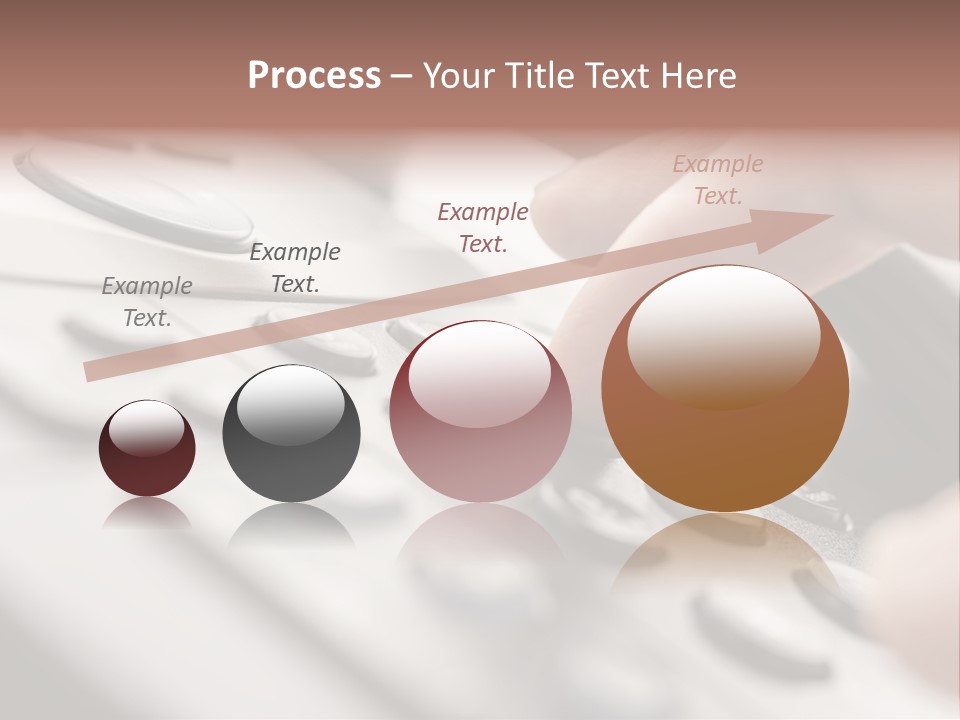 A Person Pressing A Button On A Telephone PowerPoint Template