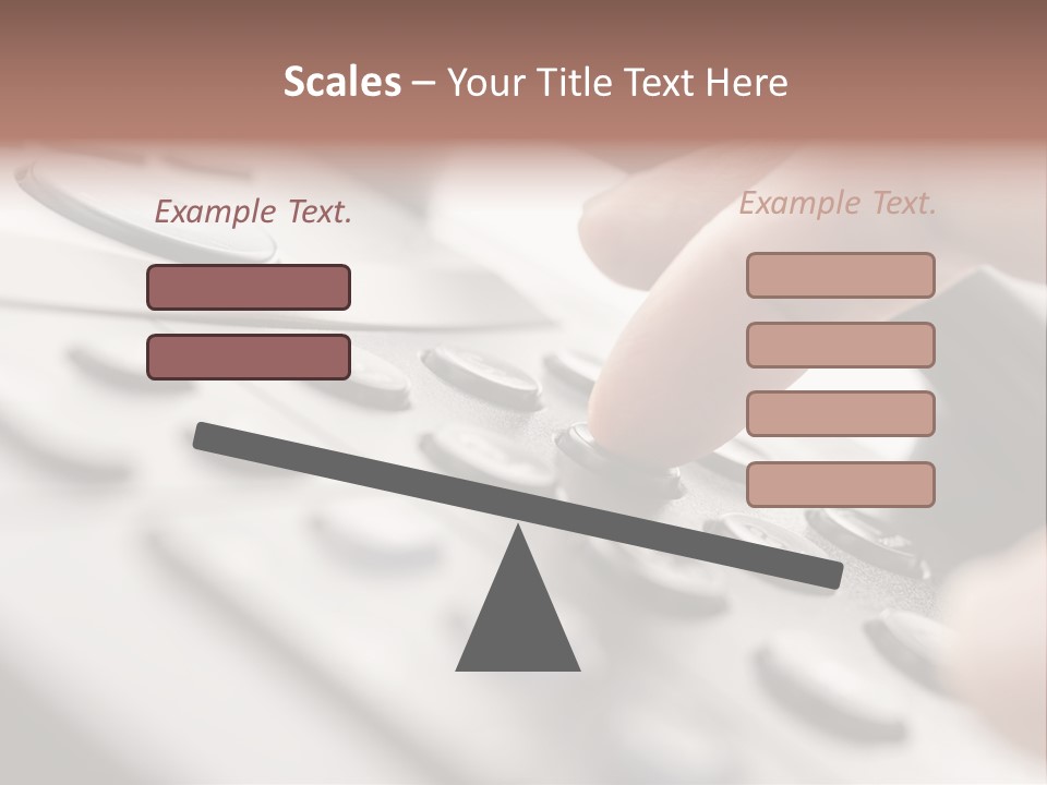 A Person Pressing A Button On A Telephone PowerPoint Template