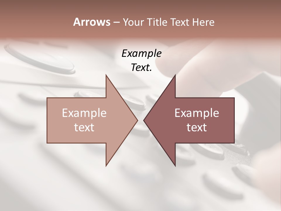 A Person Pressing A Button On A Telephone PowerPoint Template