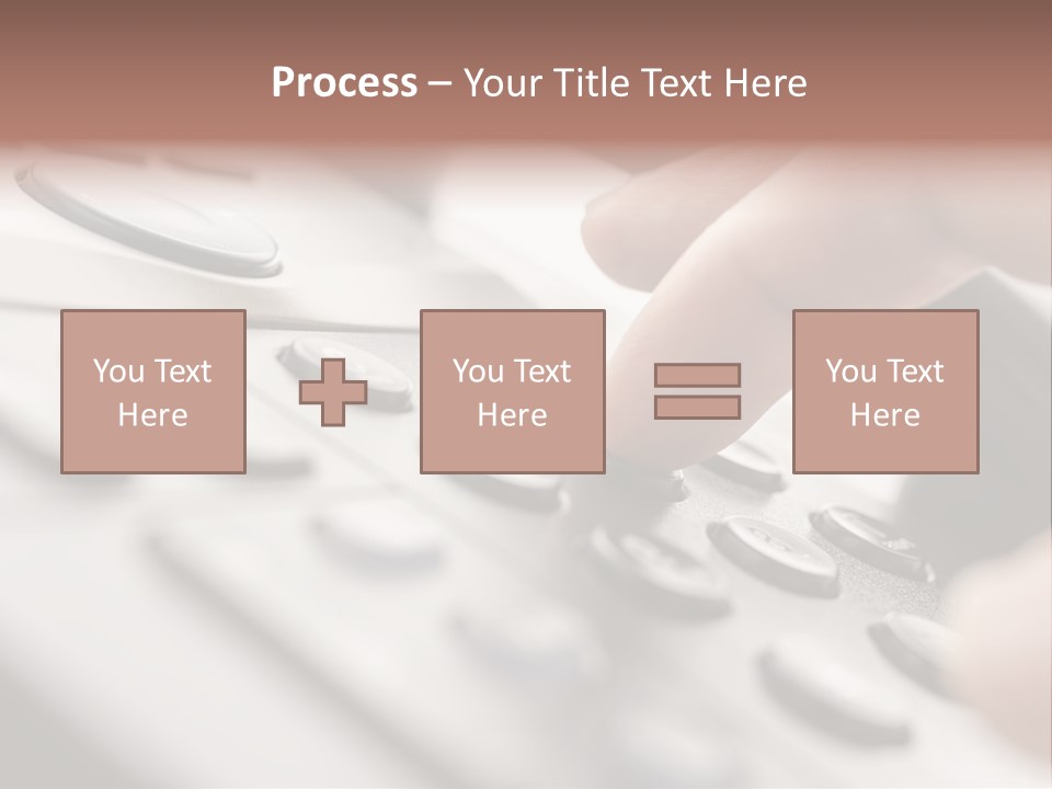 A Person Pressing A Button On A Telephone PowerPoint Template
