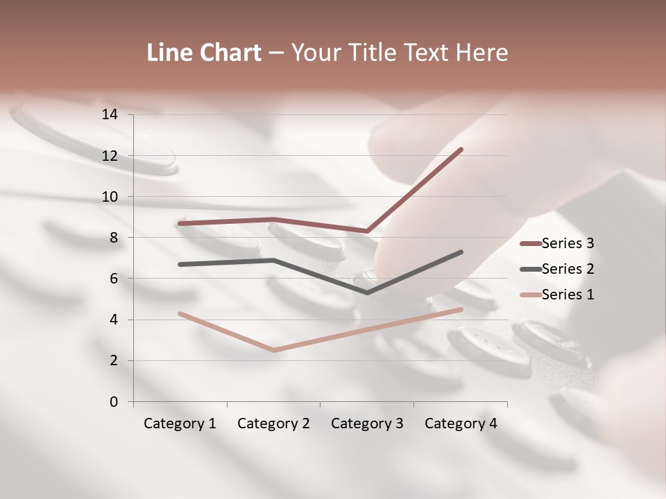 A Person Pressing A Button On A Telephone PowerPoint Template