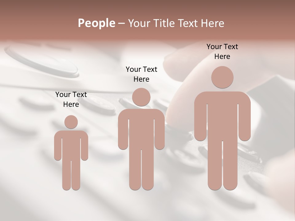 A Person Pressing A Button On A Telephone PowerPoint Template