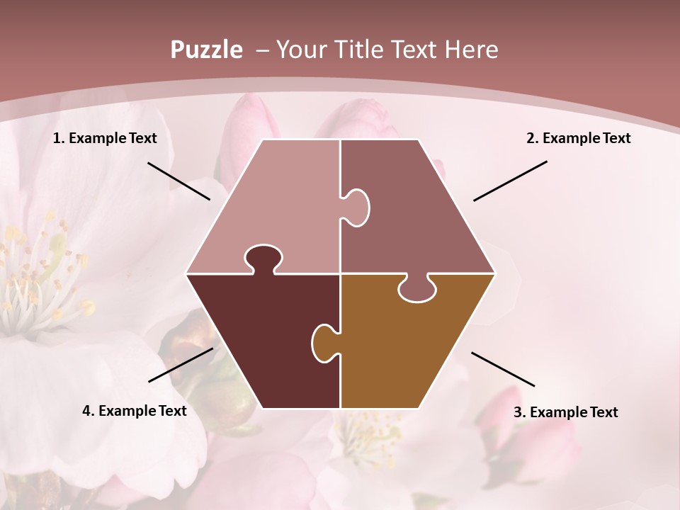 A Beautiful Pink Flower Powerpoint Presentation PowerPoint Template