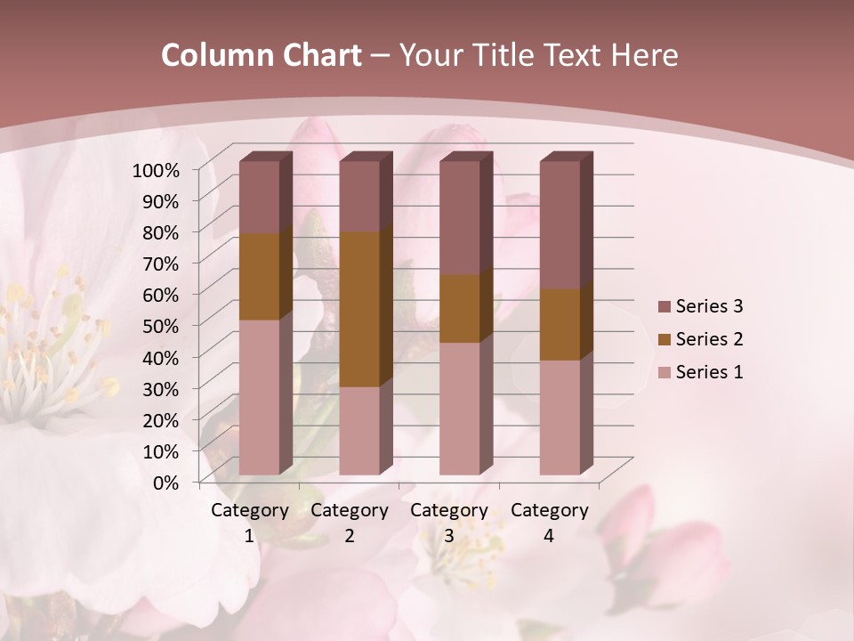 A Beautiful Pink Flower Powerpoint Presentation PowerPoint Template