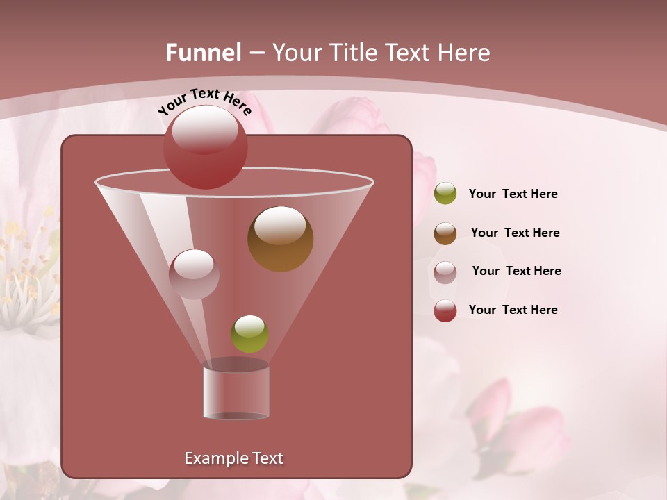 A Beautiful Pink Flower Powerpoint Presentation PowerPoint Template