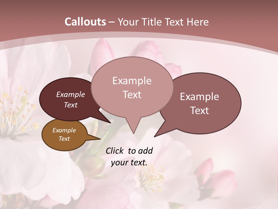 A Beautiful Pink Flower Powerpoint Presentation PowerPoint Template