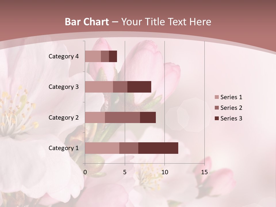 A Beautiful Pink Flower Powerpoint Presentation PowerPoint Template