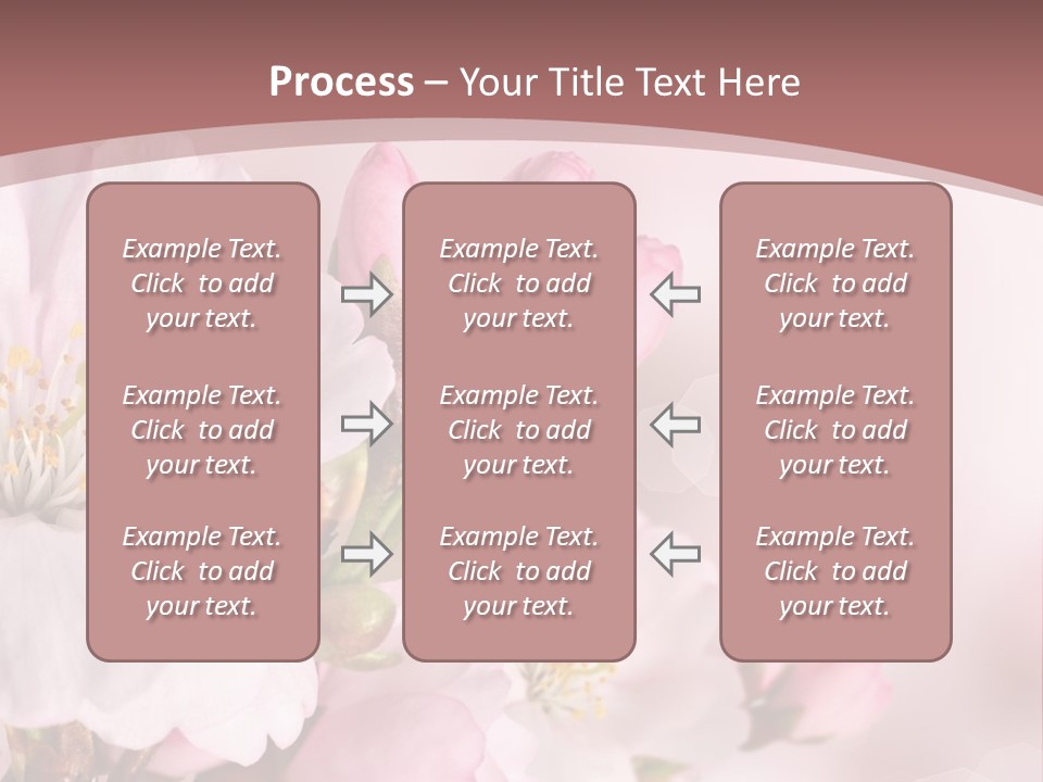 A Beautiful Pink Flower Powerpoint Presentation PowerPoint Template