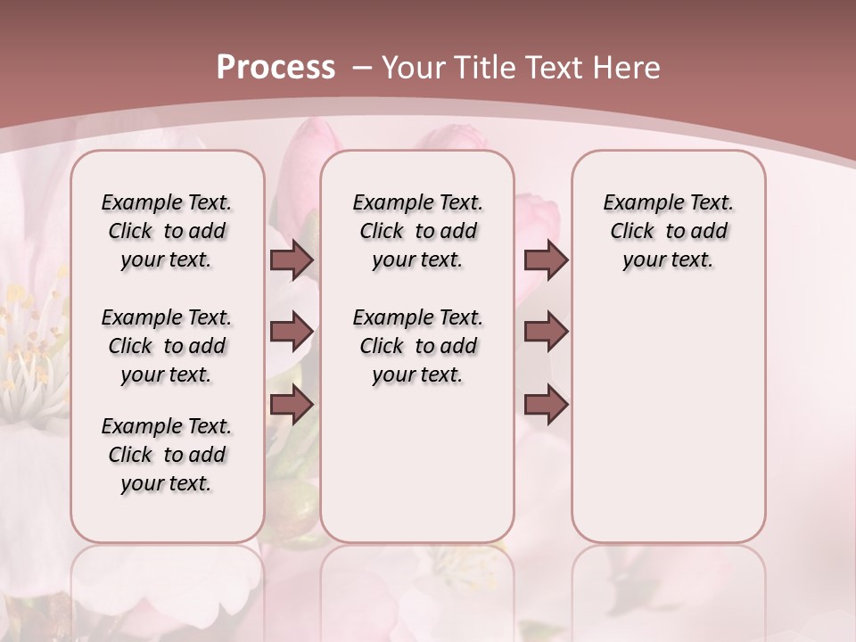 A Beautiful Pink Flower Powerpoint Presentation PowerPoint Template