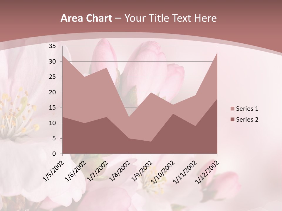 A Beautiful Pink Flower Powerpoint Presentation PowerPoint Template
