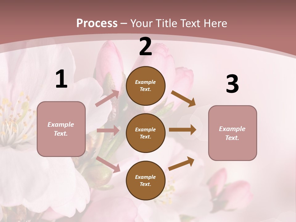 A Beautiful Pink Flower Powerpoint Presentation PowerPoint Template