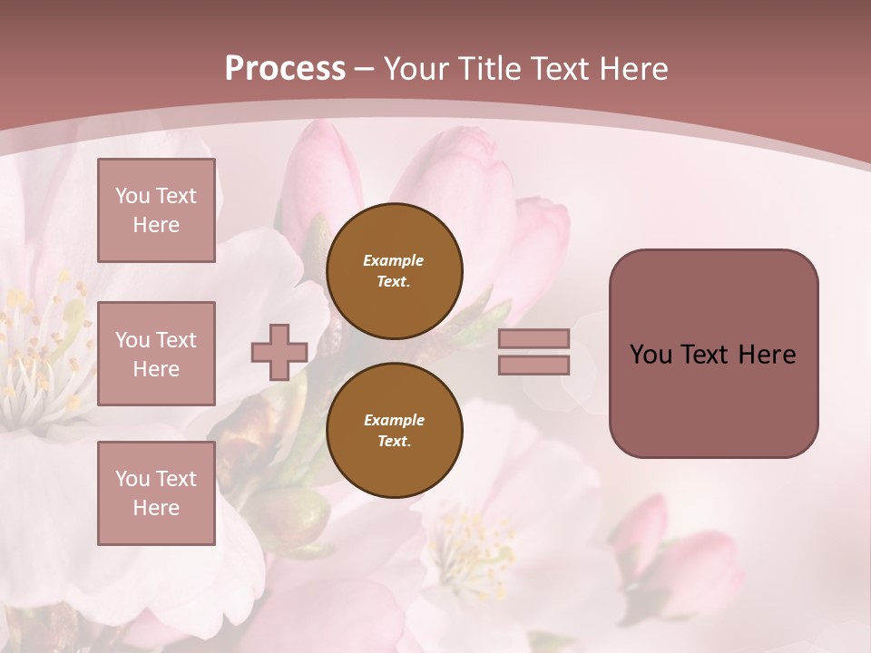 A Beautiful Pink Flower Powerpoint Presentation PowerPoint Template