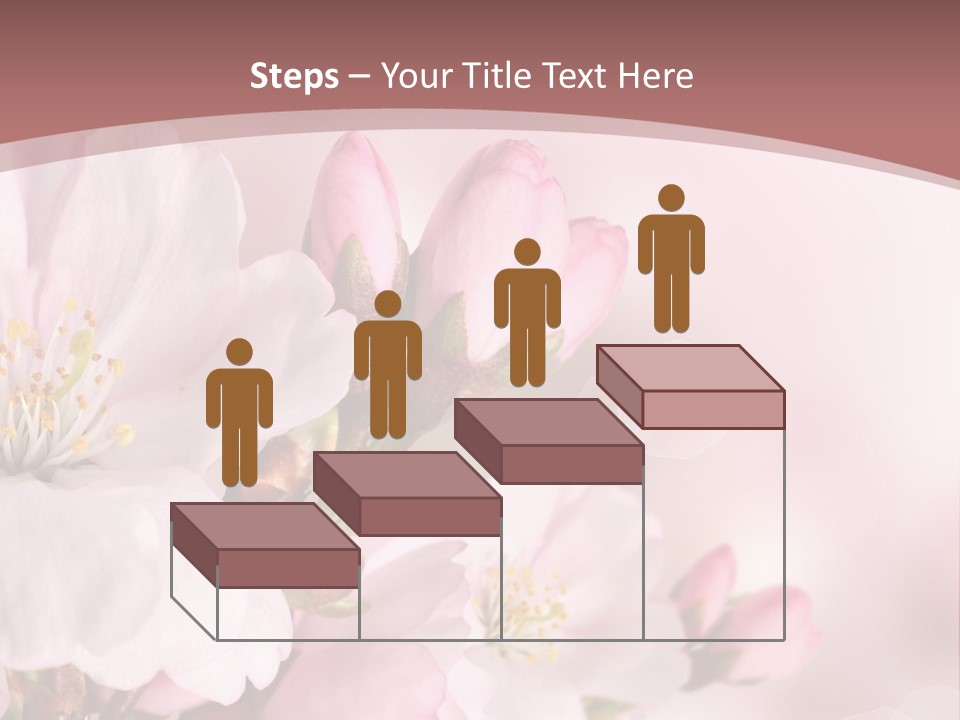 A Beautiful Pink Flower Powerpoint Presentation PowerPoint Template