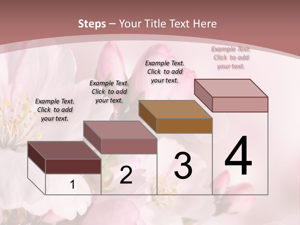 A Beautiful Pink Flower Powerpoint Presentation PowerPoint Template