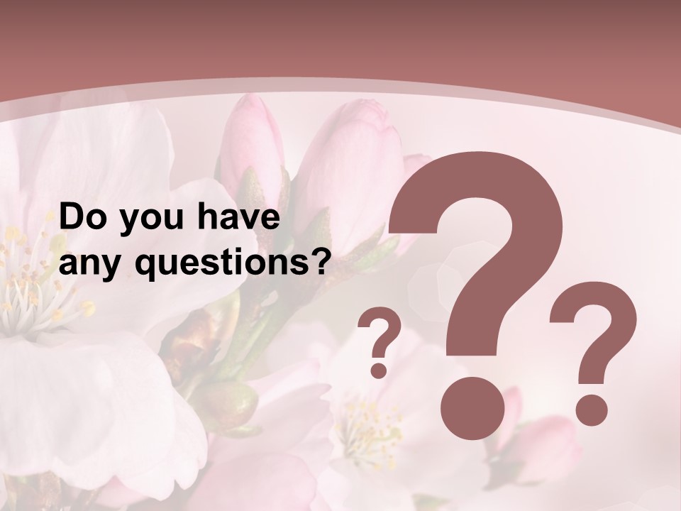 A Beautiful Pink Flower Powerpoint Presentation PowerPoint Template