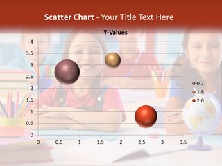 A Group Of Children Sitting At A Table PowerPoint Template