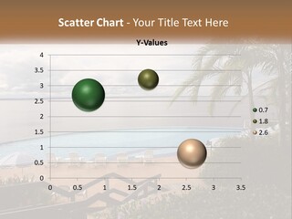 A Large Swimming Pool Next To The Ocean PowerPoint Template