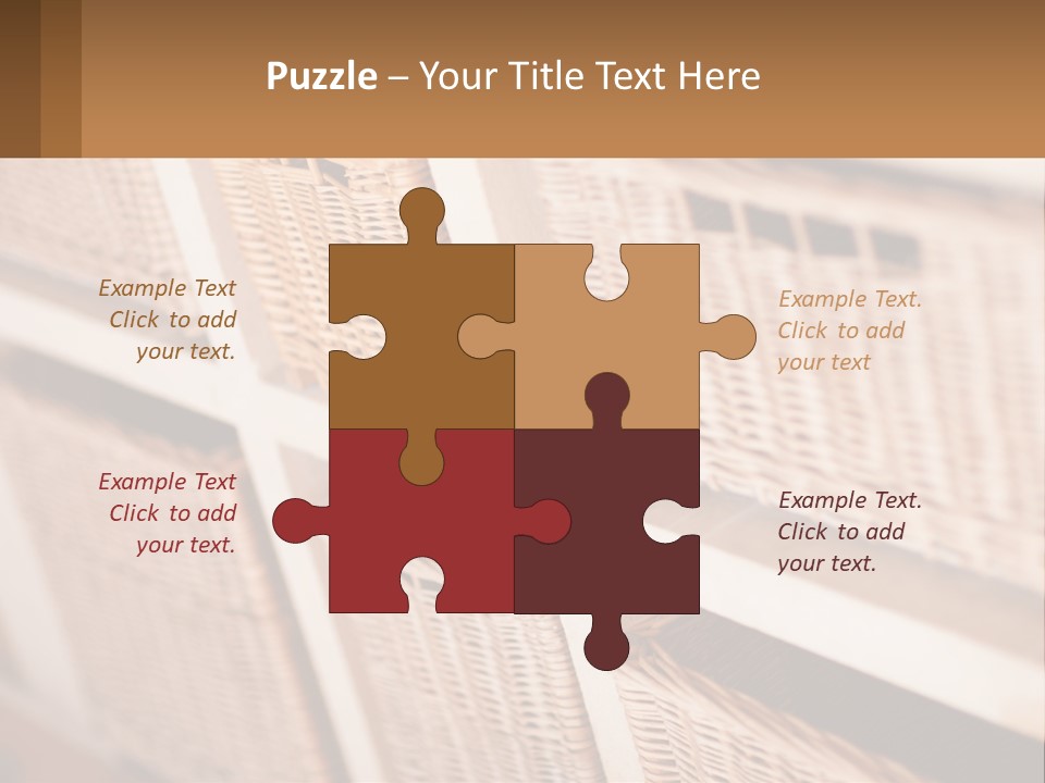 Wicker Baskets Are Lined Up On A Wall PowerPoint Template