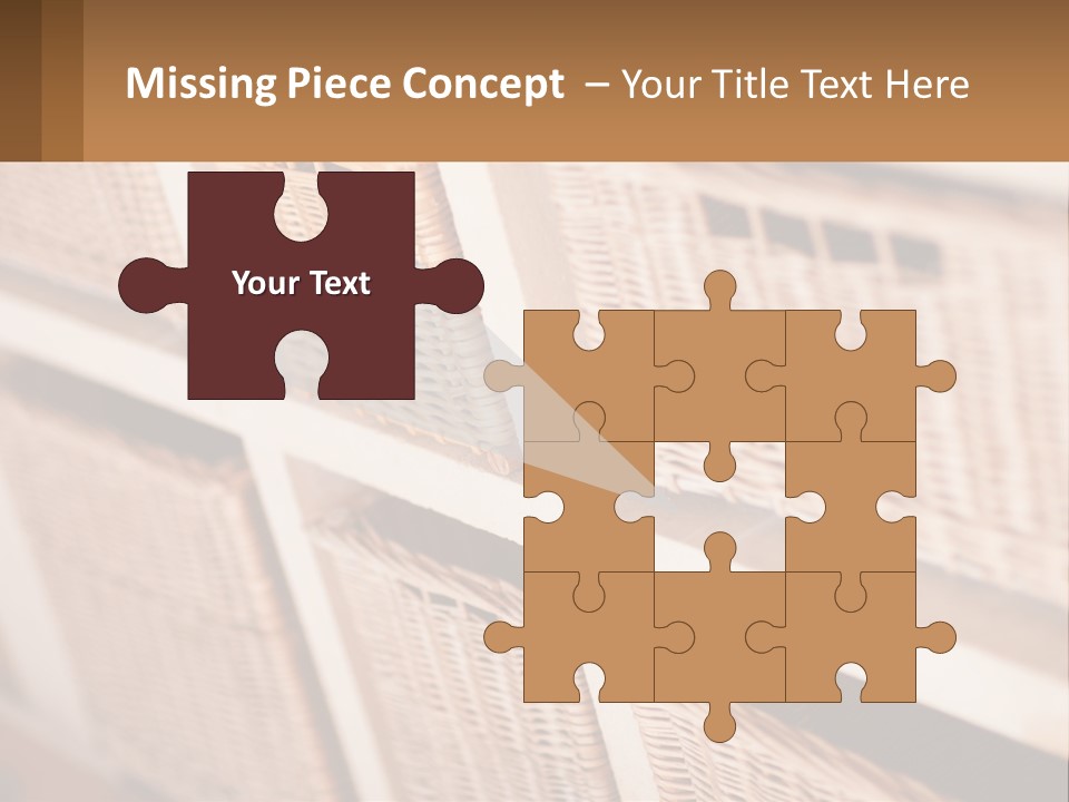 Wicker Baskets Are Lined Up On A Wall PowerPoint Template