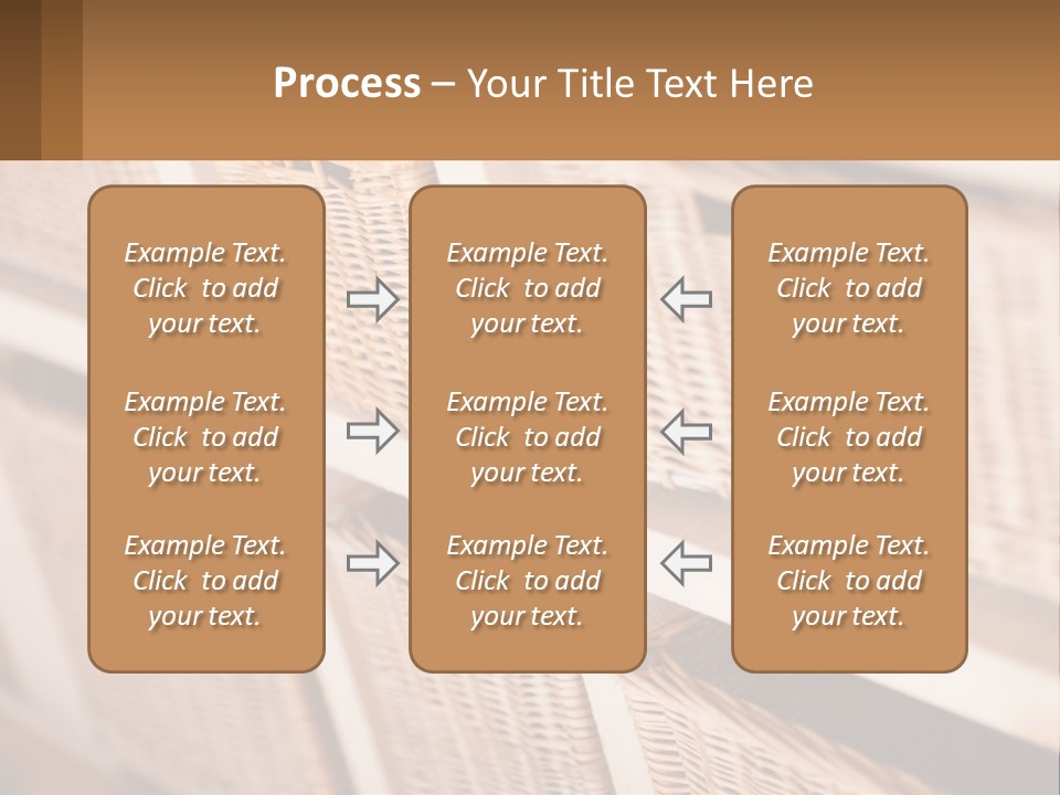 Wicker Baskets Are Lined Up On A Wall PowerPoint Template