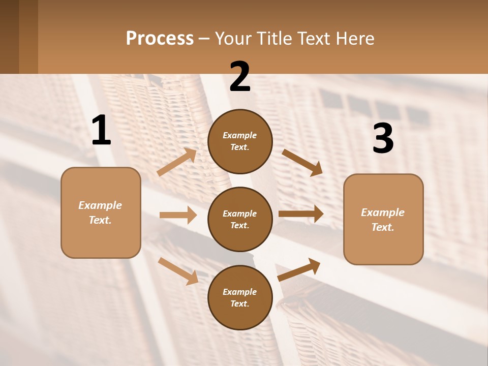 Wicker Baskets Are Lined Up On A Wall PowerPoint Template