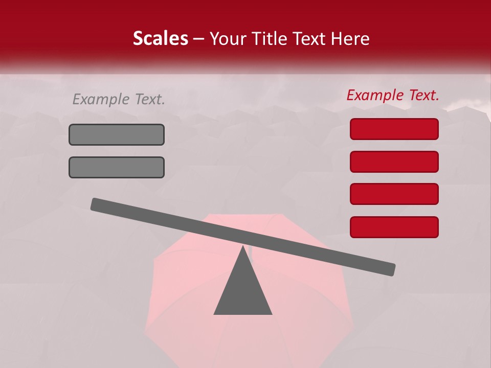 A Large Group Of Umbrellas With A Sky Background PowerPoint Template