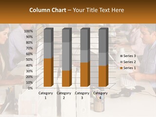 A Group Of People Working On Computers In An Office PowerPoint Template