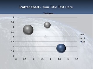 A Satellite View Of A Hurricane In Space PowerPoint Template