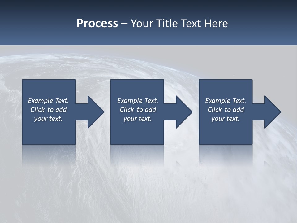 A Satellite View Of A Hurricane In Space PowerPoint Template