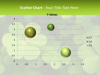 A Group Of Four Leaf Clovers With A Green Background PowerPoint Template