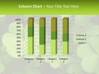 A Group Of Four Leaf Clovers With A Green Background PowerPoint Template