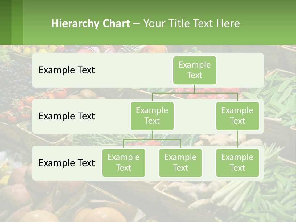 A Large Display Of Fresh Fruits And Vegetables PowerPoint Template