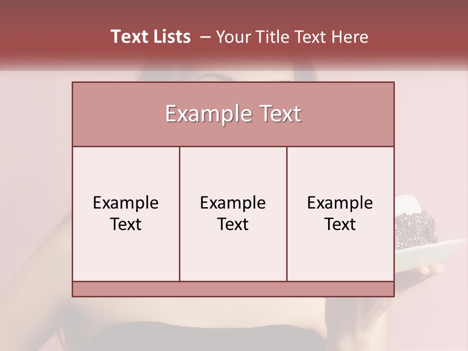 A Woman Holding A Piece Of Cake With A Cherry On Top PowerPoint Template
