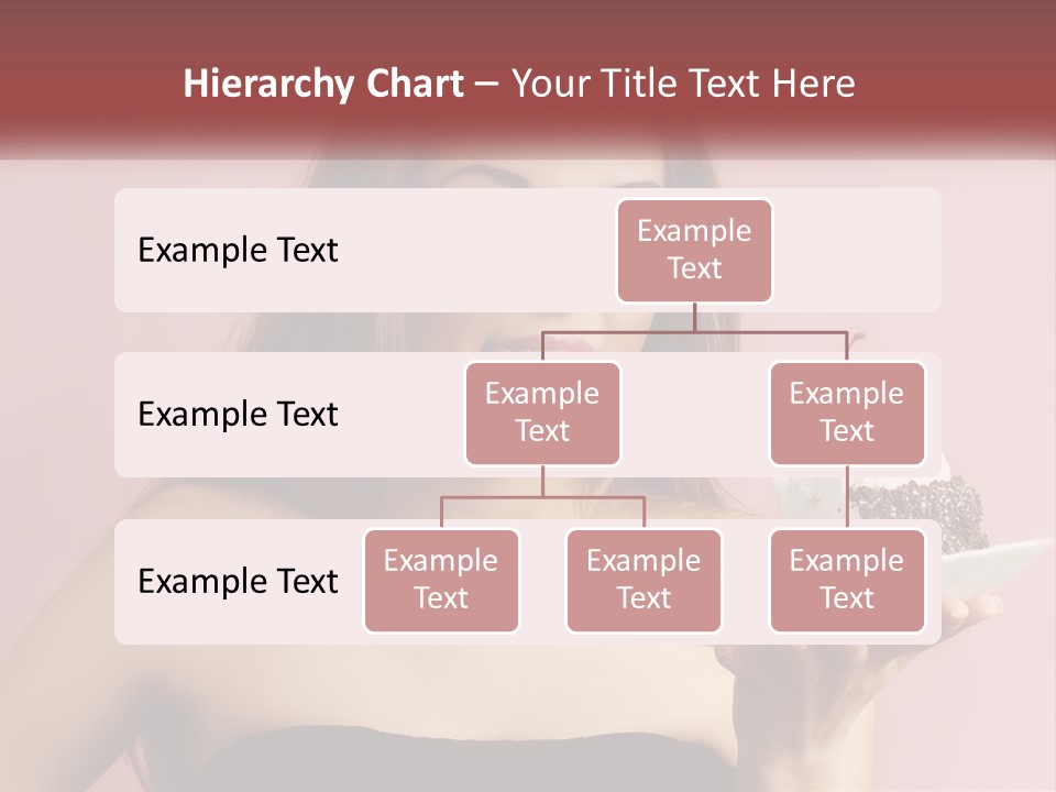 A Woman Holding A Piece Of Cake With A Cherry On Top PowerPoint Template