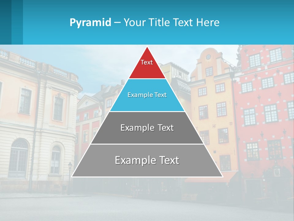 A Group Of Buildings With A Sky Background PowerPoint Template