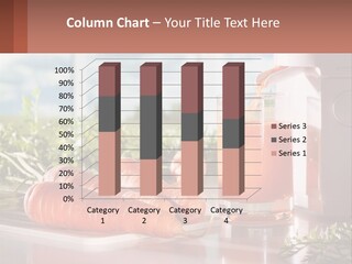 A Glass Of Juice Next To Carrots On A Table PowerPoint Template