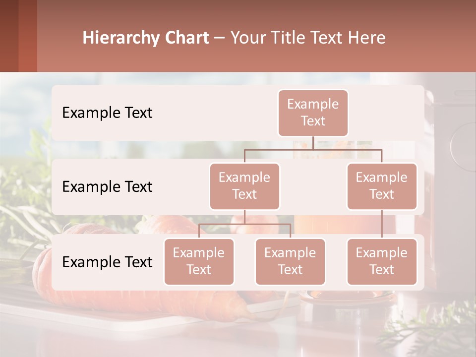 A Glass Of Juice Next To Carrots On A Table PowerPoint Template