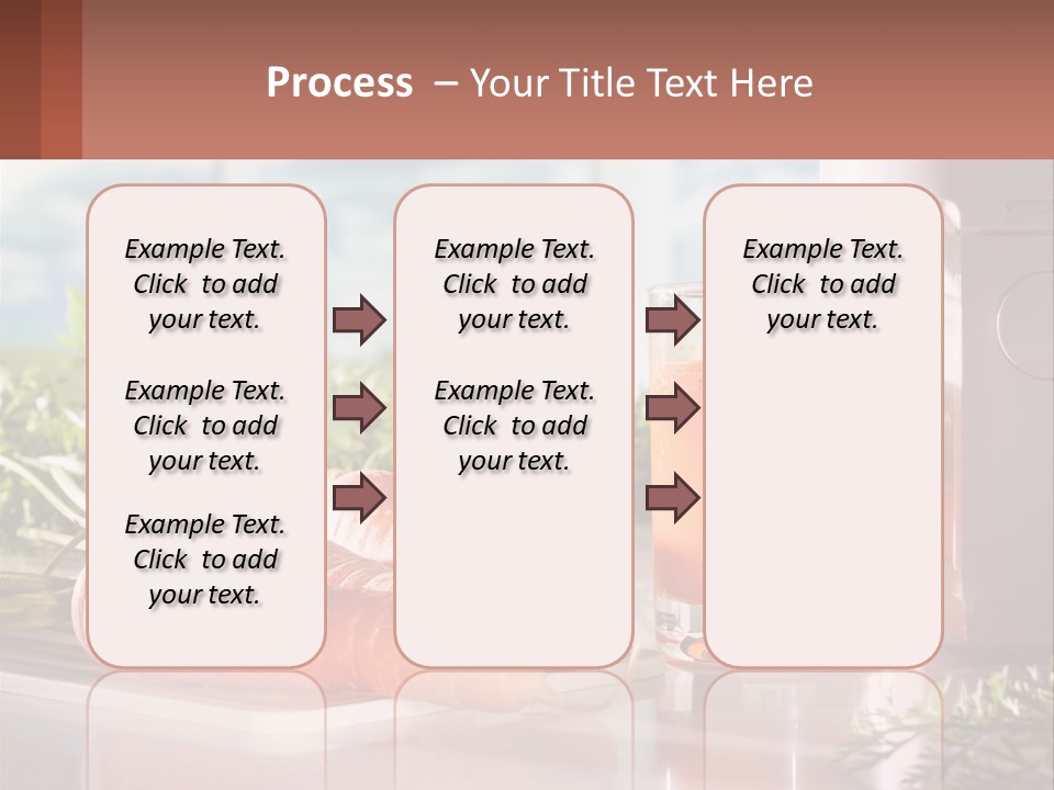 A Glass Of Juice Next To Carrots On A Table PowerPoint Template